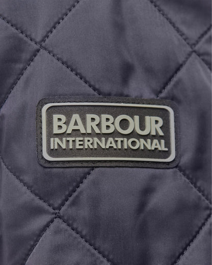Barbour International Tourer Ariel Mens Polarquilt Jacket - Navy