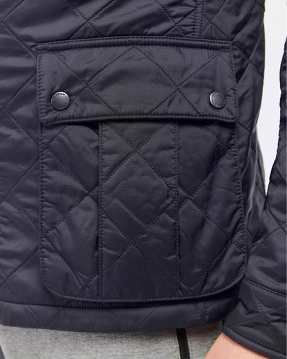Barbour International Tourer Ariel Mens Polarquilt Jacket - Navy