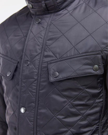 Barbour International Tourer Ariel Mens Polarquilt Jacket - Navy