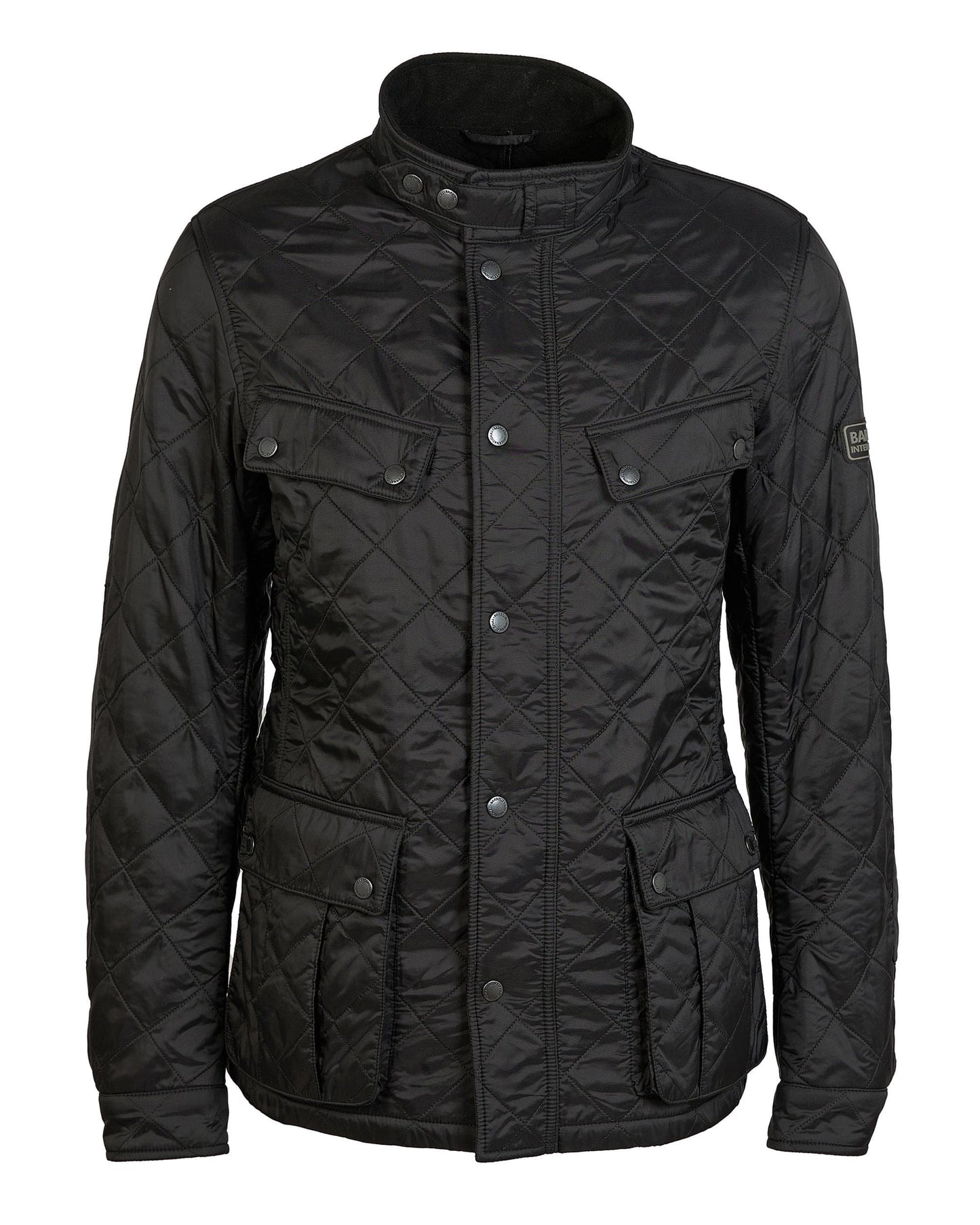 Barbour International Tourer Ariel Mens Polarquilt Jacket - Black