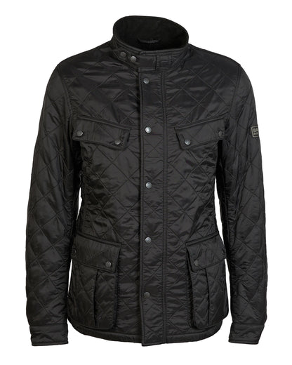 Barbour International Tourer Ariel Mens Polarquilt Jacket - Black