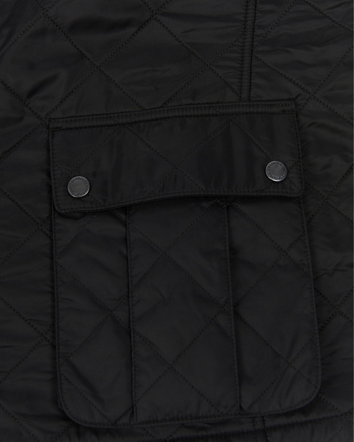 Barbour International Tourer Ariel Mens Polarquilt Jacket - Black