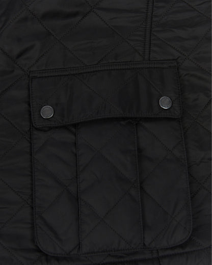 Barbour International Tourer Ariel Mens Polarquilt Jacket - Black