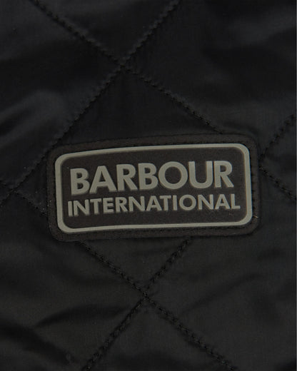 Barbour International Tourer Ariel Mens Polarquilt Jacket - Black