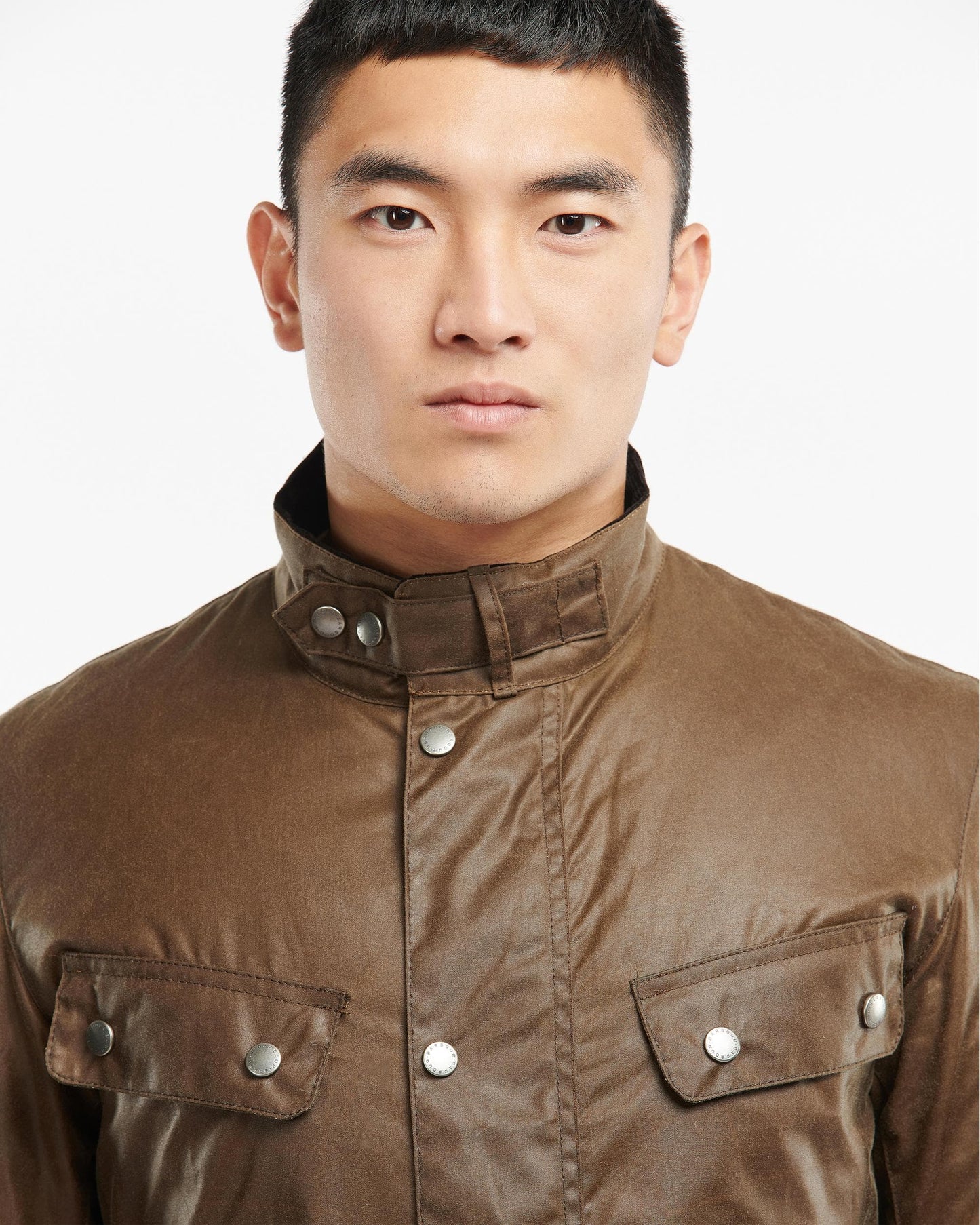 Barbour International Tourer Duke Mens Wax Jacket - Bark