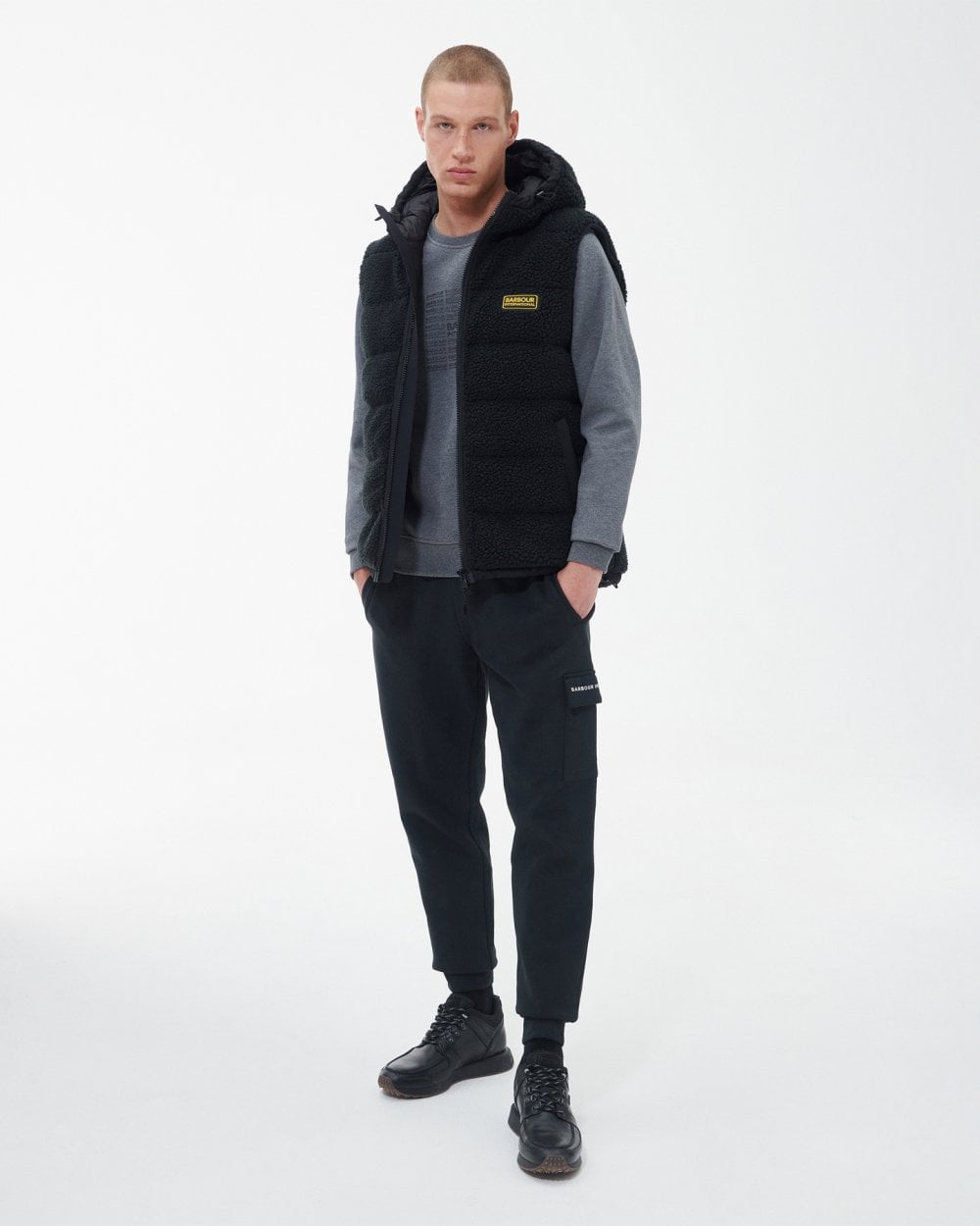Barbour International Retro Bobber Mens Gilet