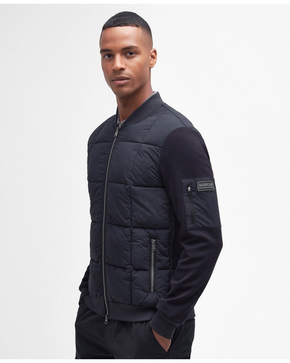 Barbour International Barbour International Fulton Mens Quilted Sweatshirt