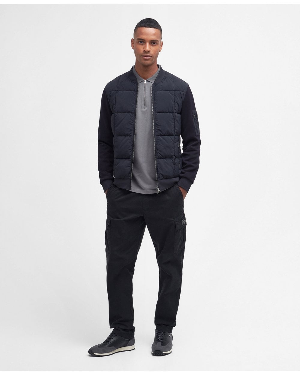 Barbour International Barbour International Fulton Mens Quilted Sweatshirt