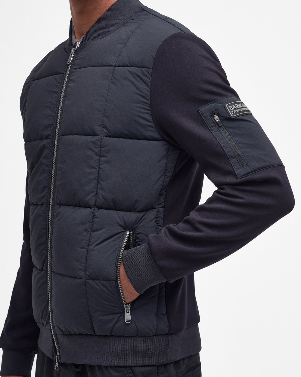 Barbour International Barbour International Fulton Mens Quilted Sweatshirt