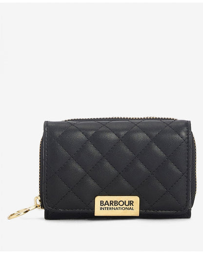 Barbour International Aurora Womens Tri-Fold Purse