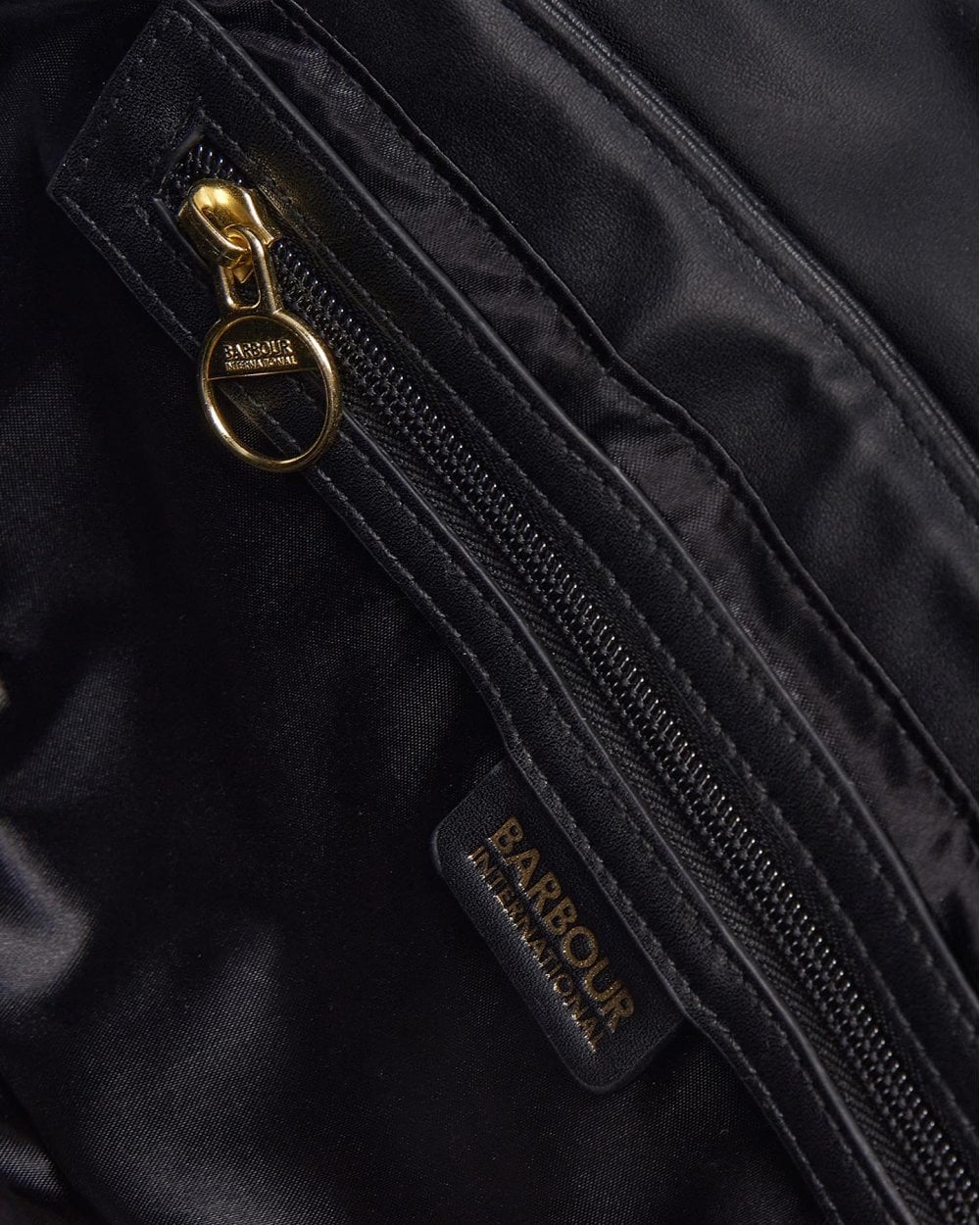 Barbour International Quilted Soho Womens Crossbody Bag - Black
