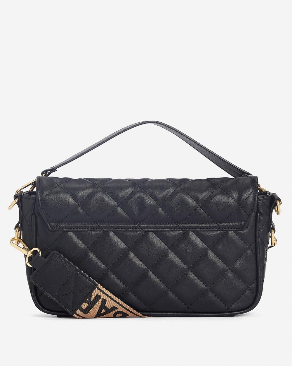 Barbour International Quilted Soho Womens Crossbody Bag - Black
