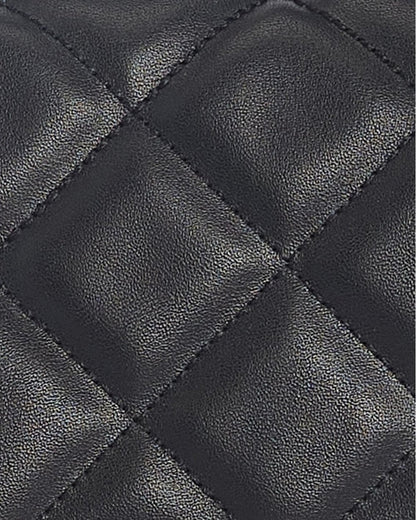 Barbour International Quilted Soho Womens Crossbody Bag - Black