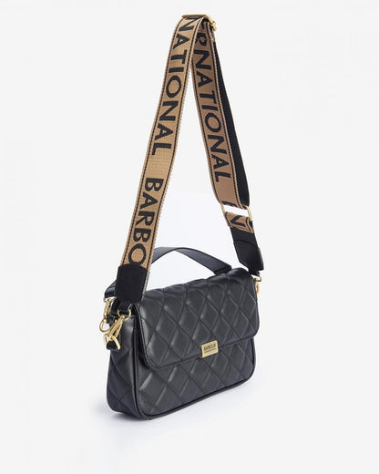 Barbour International Quilted Soho Womens Crossbody Bag - Black