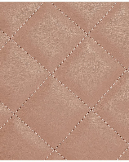 Barbour International Quilted Sloane Womens Crossbody Bag - Camel
