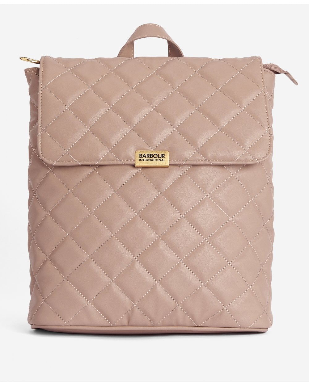 Barbour International Quilted Hoxton Womens Backpack - Camel