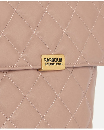 Barbour International Quilted Hoxton Womens Backpack - Camel