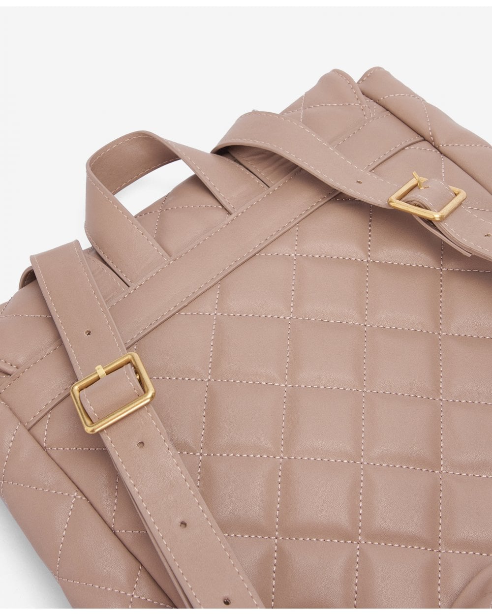 Barbour International Quilted Hoxton Womens Backpack - Camel