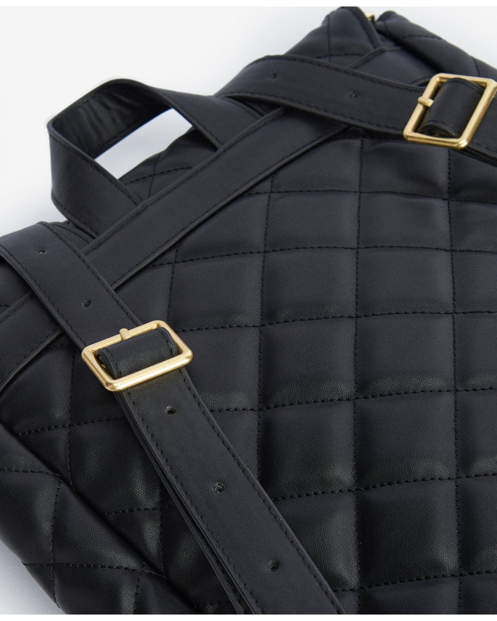 Barbour International Quilted Hoxton Womens Backpack - Black