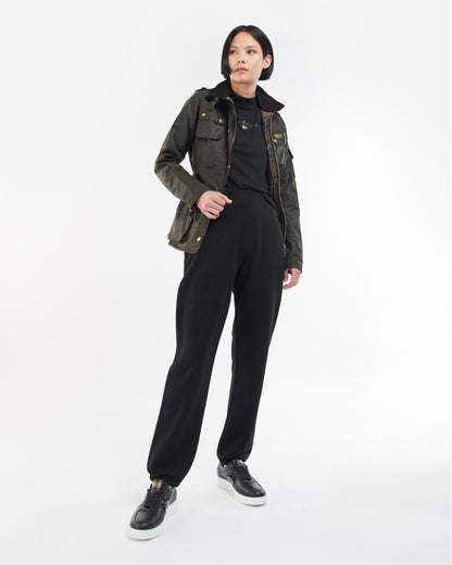 Barbour International Womens Wax Jacket - Olive