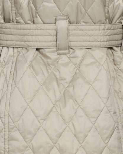 Barbour International Regular Lightweight Womens Quilted Jacket - Taupe/Pearl