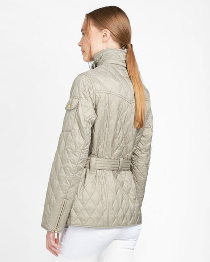 Barbour International Regular Lightweight Womens Quilted Jacket - Taupe/Pearl