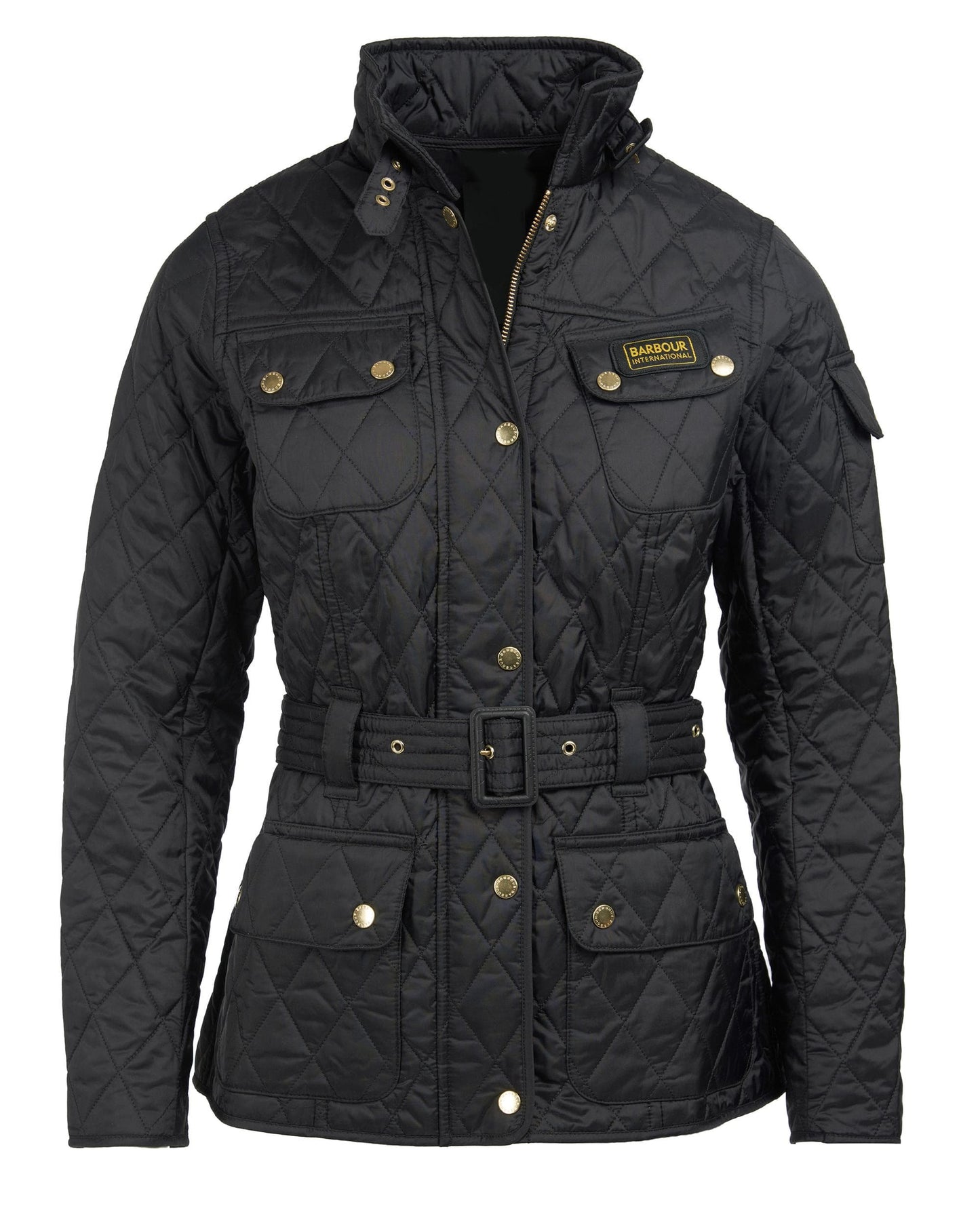 Barbour International Regular Lightweight Womens Quilted Jacket - Black