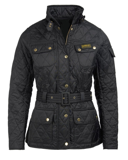 Barbour International Regular Lightweight Womens Quilted Jacket - Black