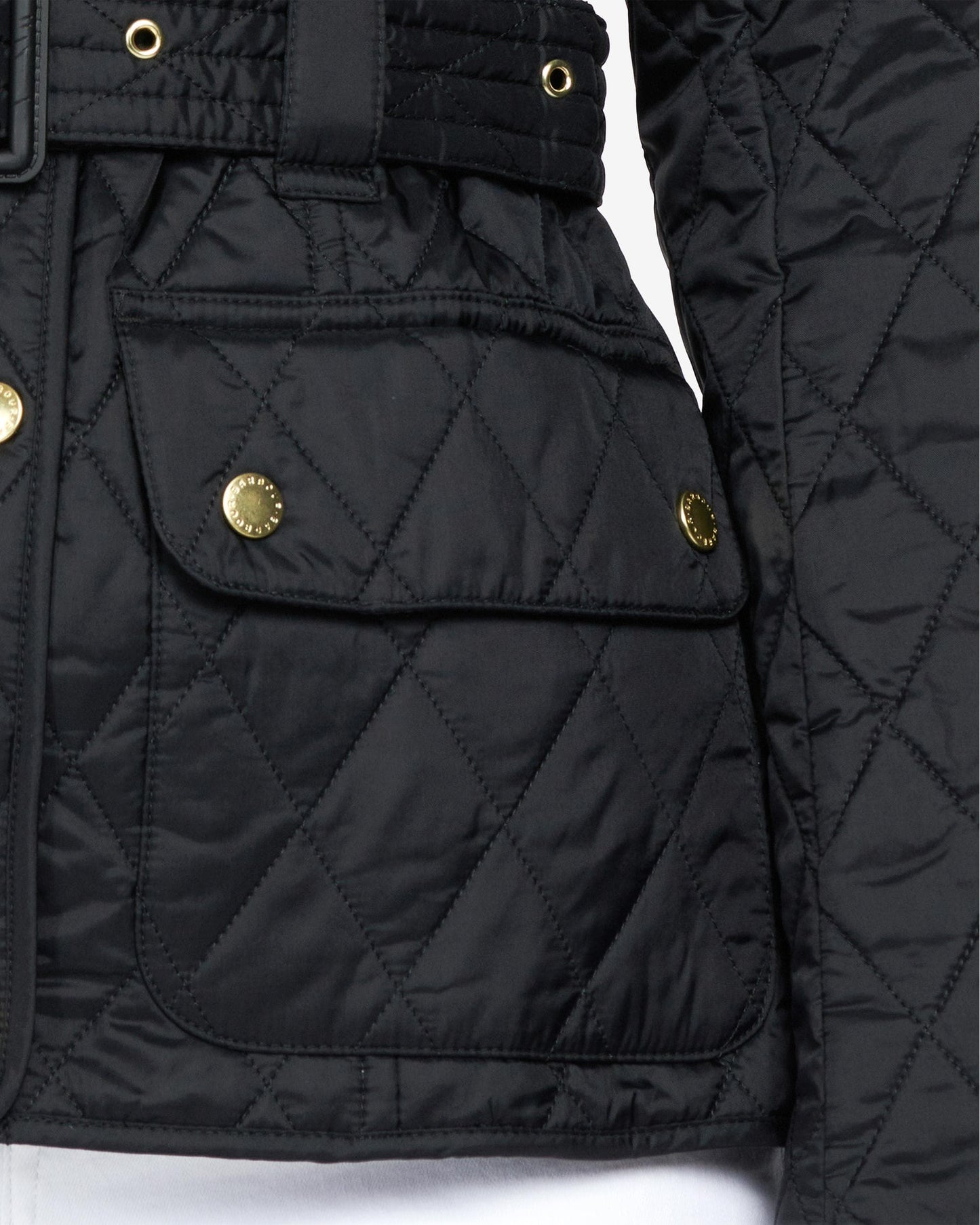 Barbour International Regular Lightweight Womens Quilted Jacket - Black