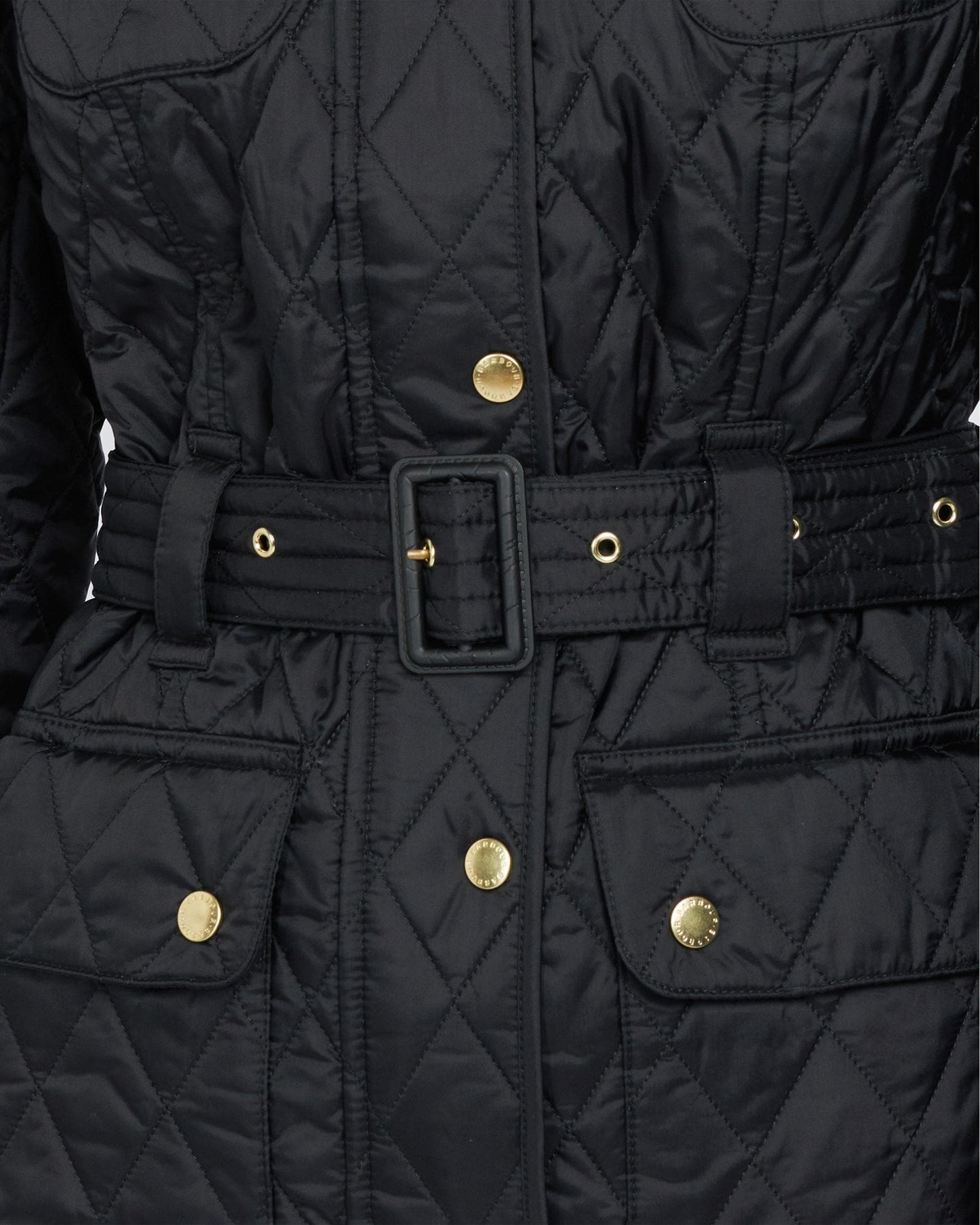 Barbour International Regular Lightweight Womens Quilted Jacket - Black
