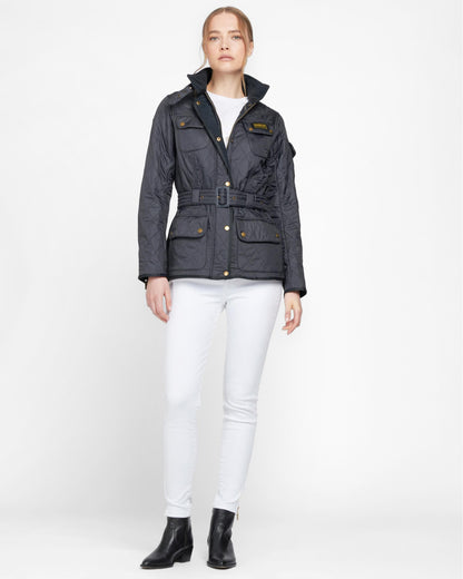 Barbour International Womens Polarquilt Jacket - Navy