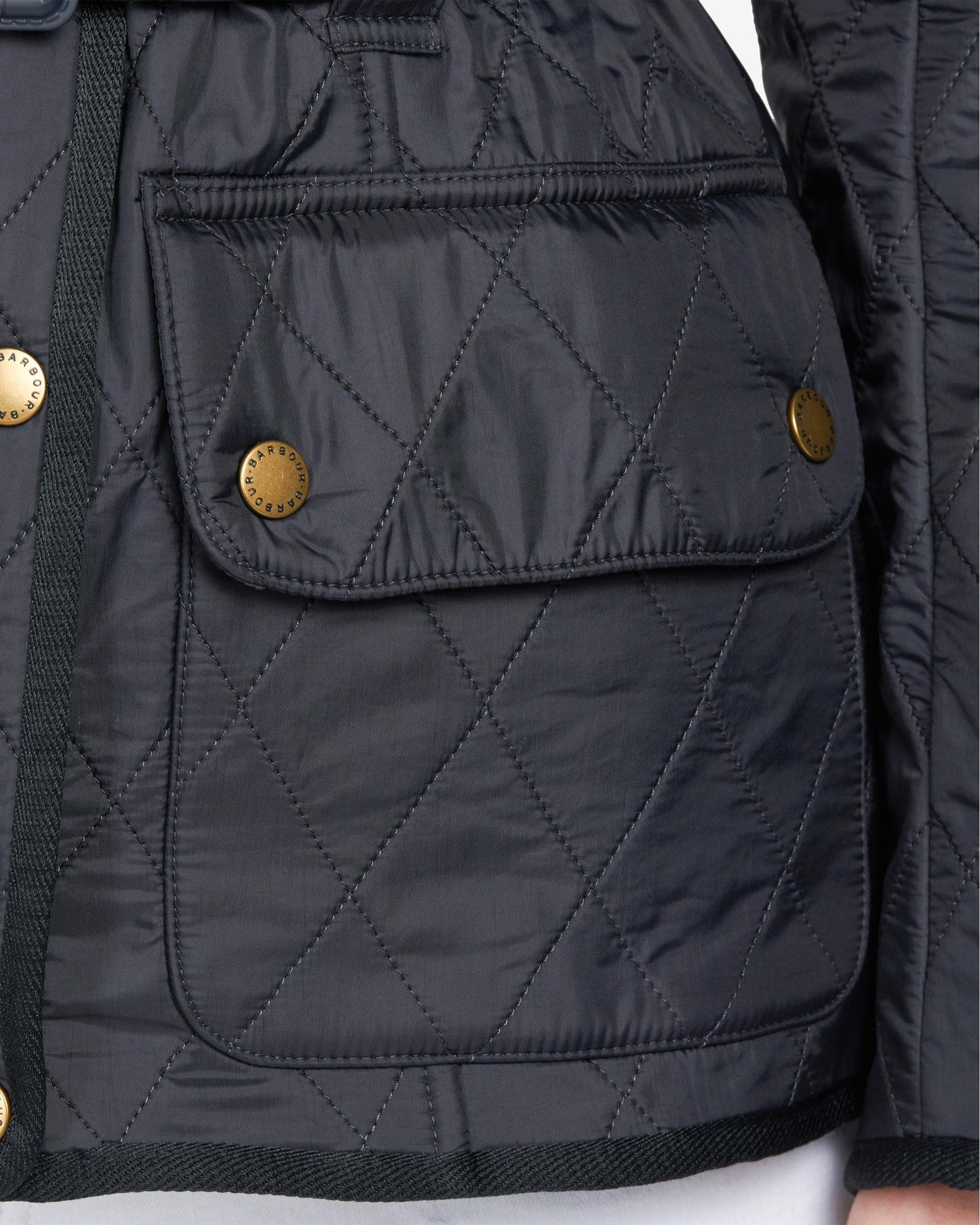 Barbour International Womens Polarquilt Jacket - Navy