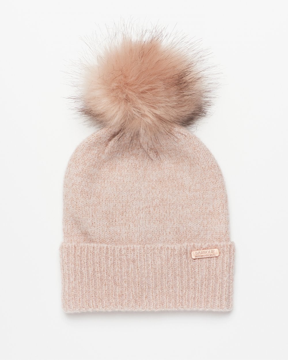 Barbour International Sparkle Womens Beanie/Scarf - Pink