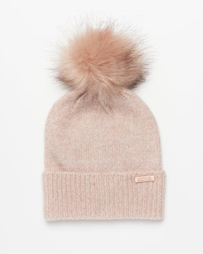 Barbour International Sparkle Womens Beanie/Scarf - Pink