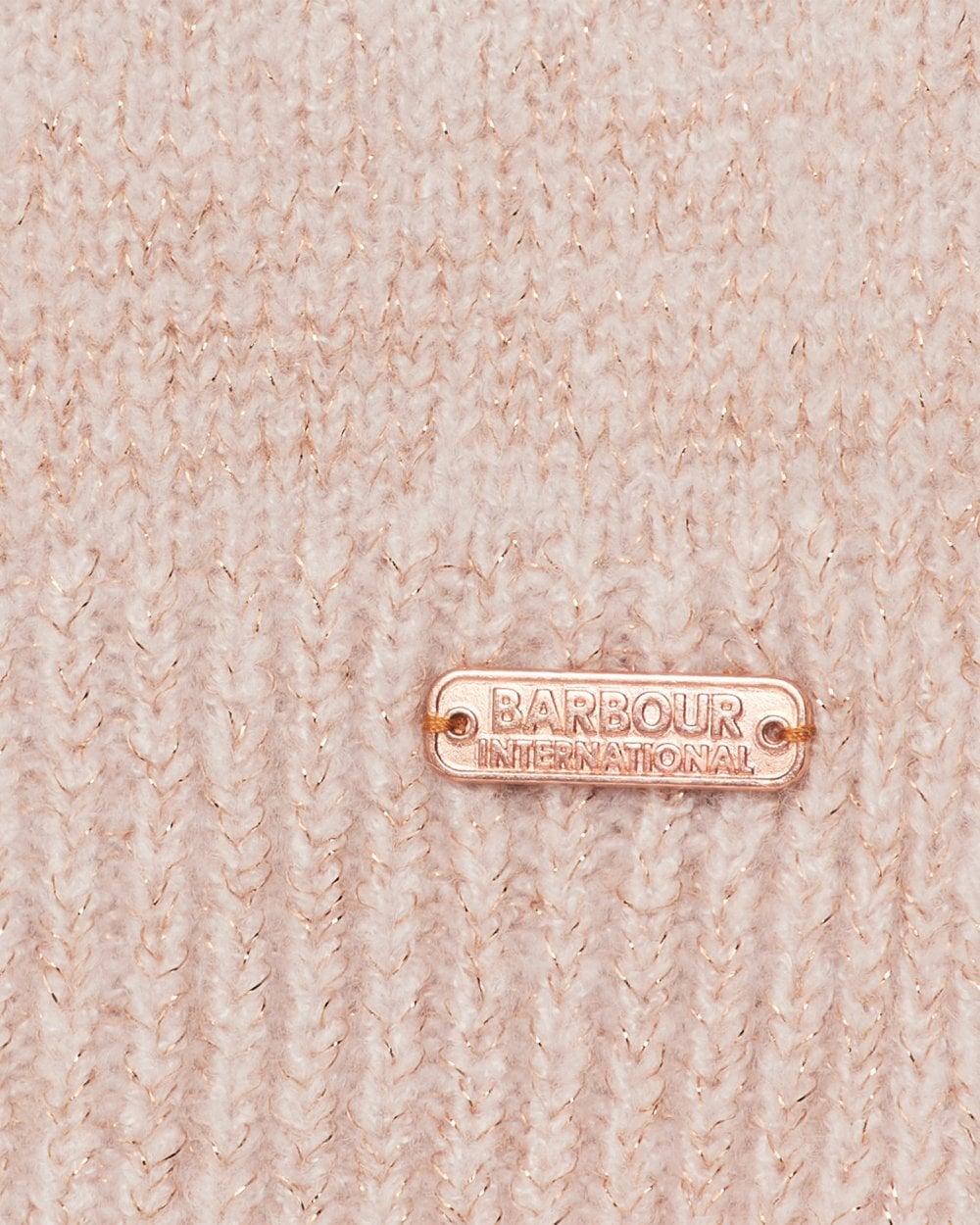 Barbour International Sparkle Womens Beanie/Scarf - Pink