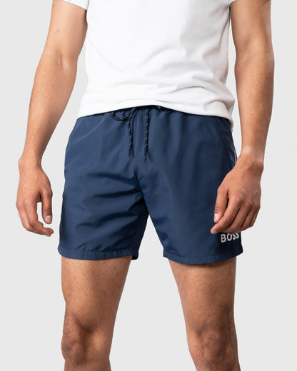 BOSS Orange Starfish Mens Quick Drying Swim Shorts