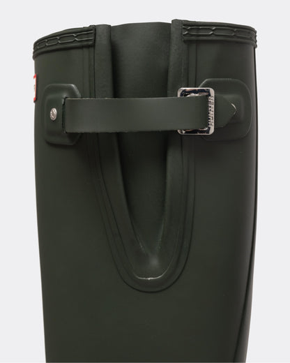 Hunter Original Tall Side Adjustable Mens Wellies - Dark Olive