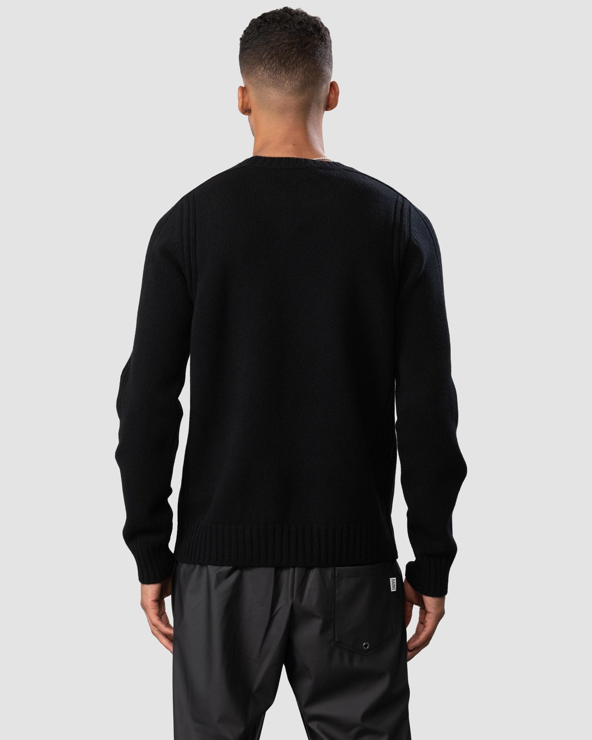 Belstaff Belstaff Watch Mens Crew Neck Jumper With Logo Patch