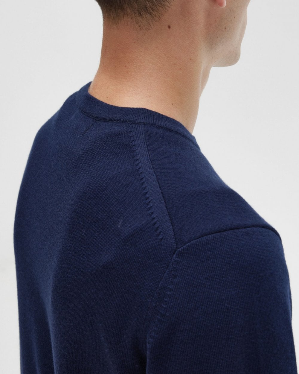 Fred Perry Mens Classic Crewneck Jumper - Navy 608