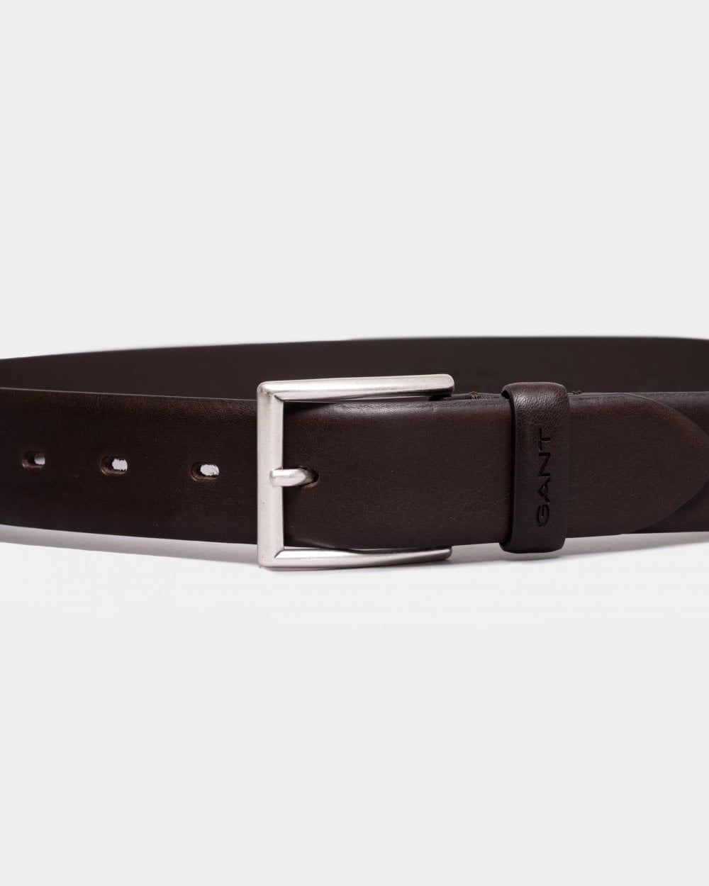 GANT Mens Classic Leather Belt - 274 Rich Brown