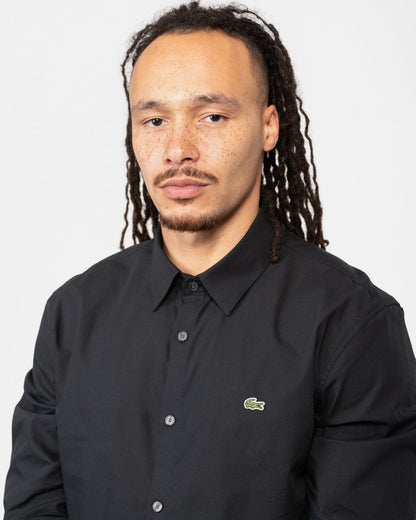 Lacoste Mens Long Sleeve City Shirt - Black 031