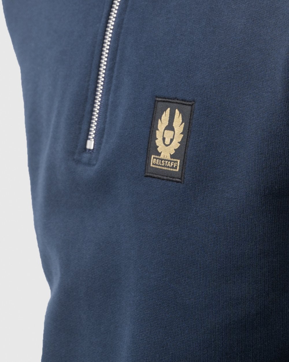 Belstaff Quarter Zip Sweatshirt - Dark Ink