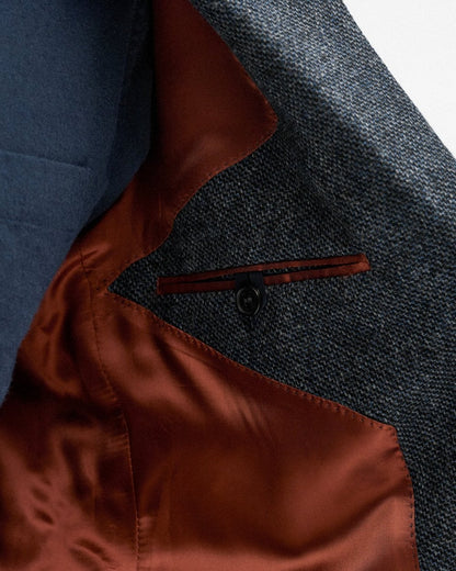 Oliver Sweeney Galadoo Mens Blazer - Navy Basketweave
