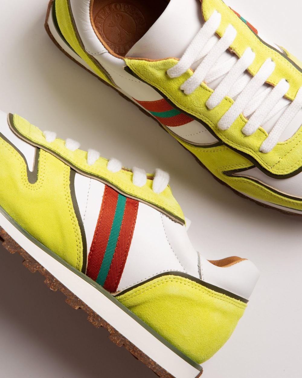 Penelope Chilvers Womens Studio Neon Suede/Leather Trainer