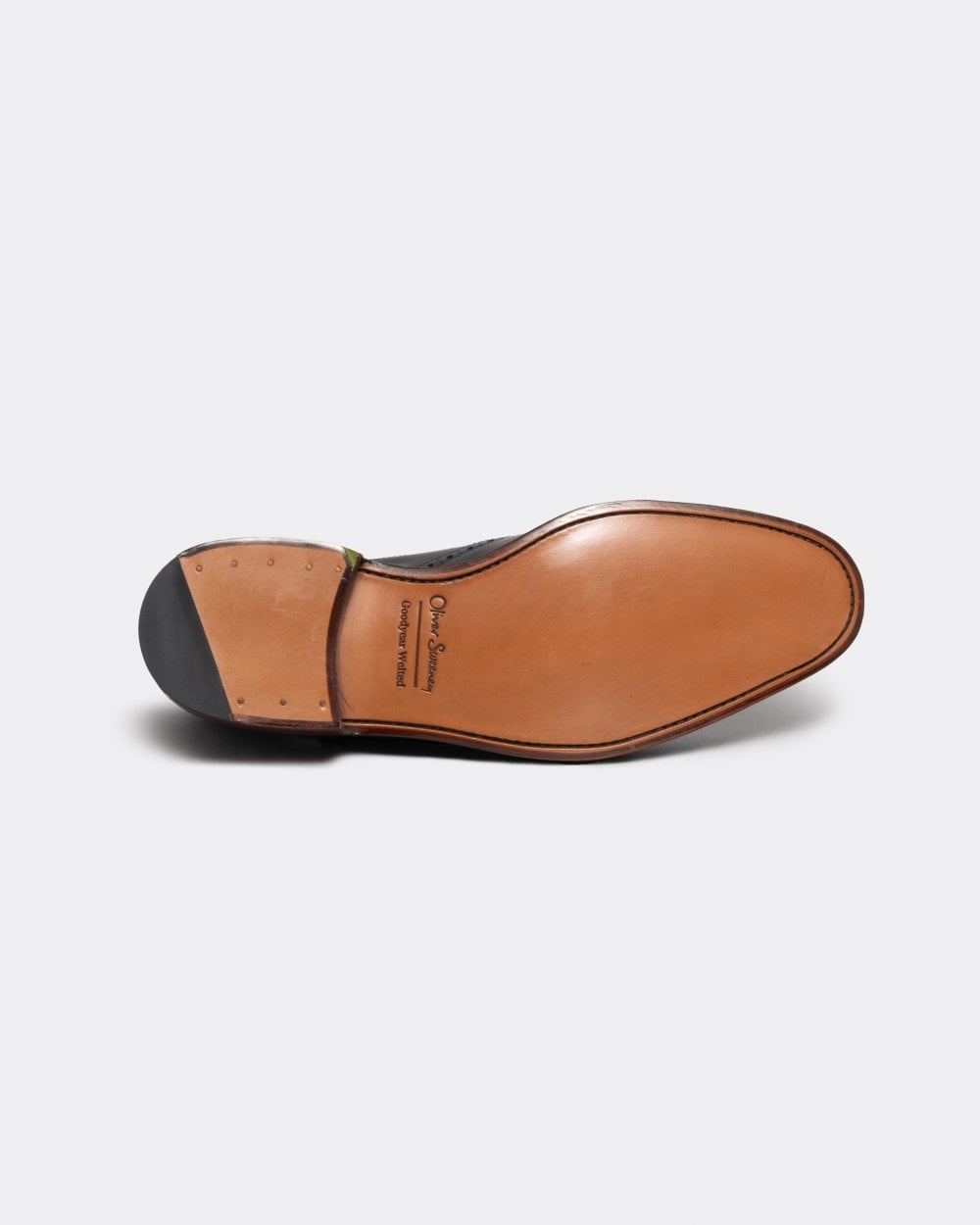 Oliver Sweeney Aldeburgh Mens Leather Brogue - Black