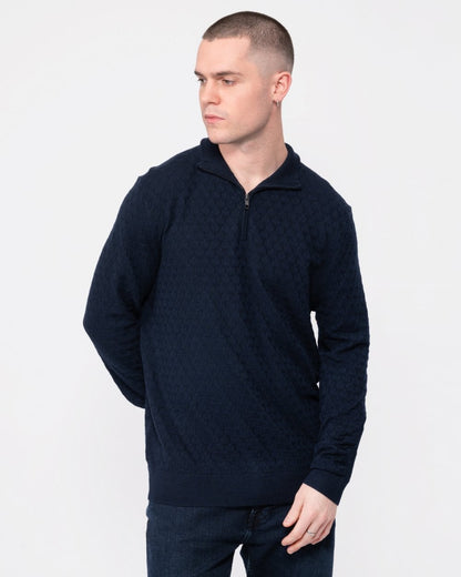Ted Baker Kurnle Mens Long Sleeve T Knit Funnel Neck Jumper