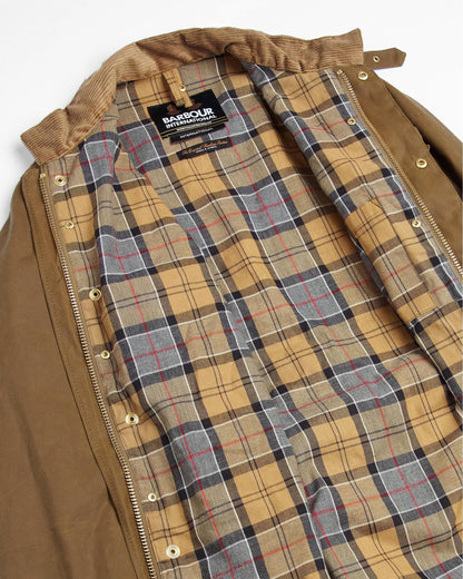 Barbour International Mens Original Wax Jacket - Sand