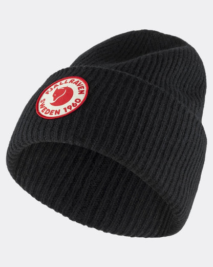 Fjallraven 1960 Logo Unisex Beanie - Black 550