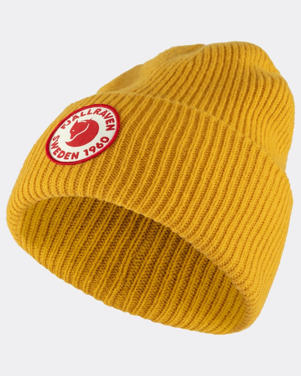 Fjallraven 1960 Logo Unisex Beanie - Mustard Yellow 161