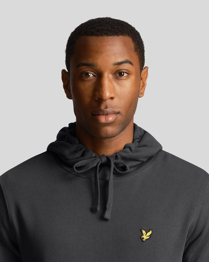 Lyle & Scott Mens Pullover Hoodie - W635 Gunmetal